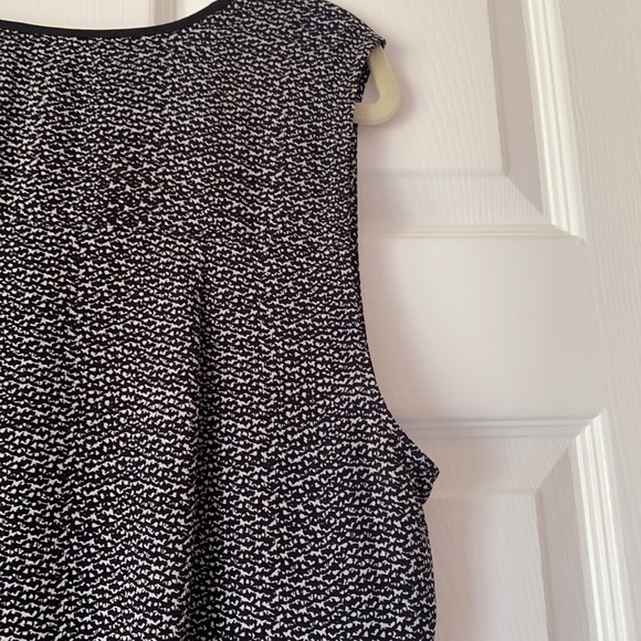 H&M Black and white patterned tank top size 14 - Picture 7 of 8